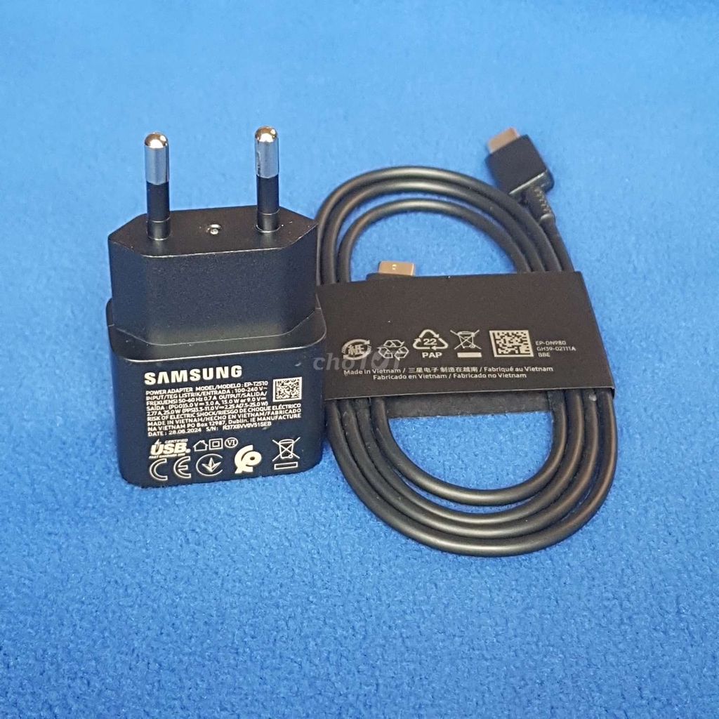 SẠC SAMSUNG S21Fe / S20Fe SẠC NHANH 25W CHÍNH HÃNG