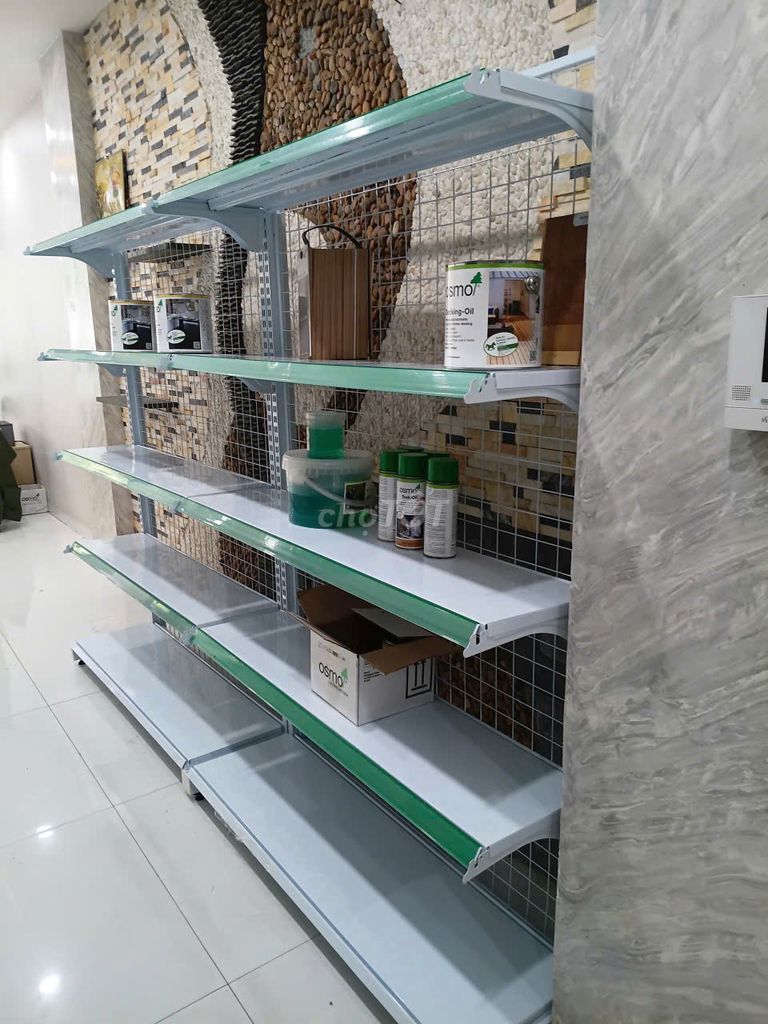 Kệ siêu thị Sắt sơn tĩnh điện Trắng Đỏ. Mua bán Nội thất, đồ gia dụng khác tại Quận Gò Vấp Tp Hồ Chí Minh được đăng bởi Kệ sắt Quang Đạt giá rẻ  hình 1