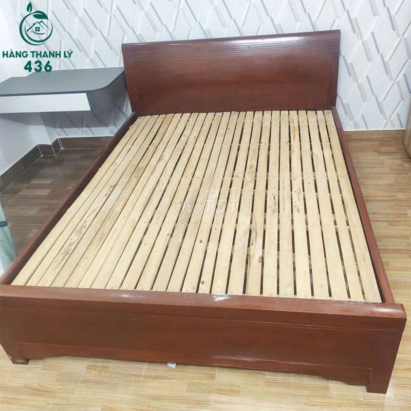 Giường Ngủ Gỗ Tự Nhiên Nâu Trầm Mới 90%. Mua bán Giường, chăn ga gối nệm tại Quận Tân Phú Tp Hồ Chí Minh được đăng bởi Công Ty TNHH TM DV Đầu Tư Và Xây Dựng Hải Đăng hình 1