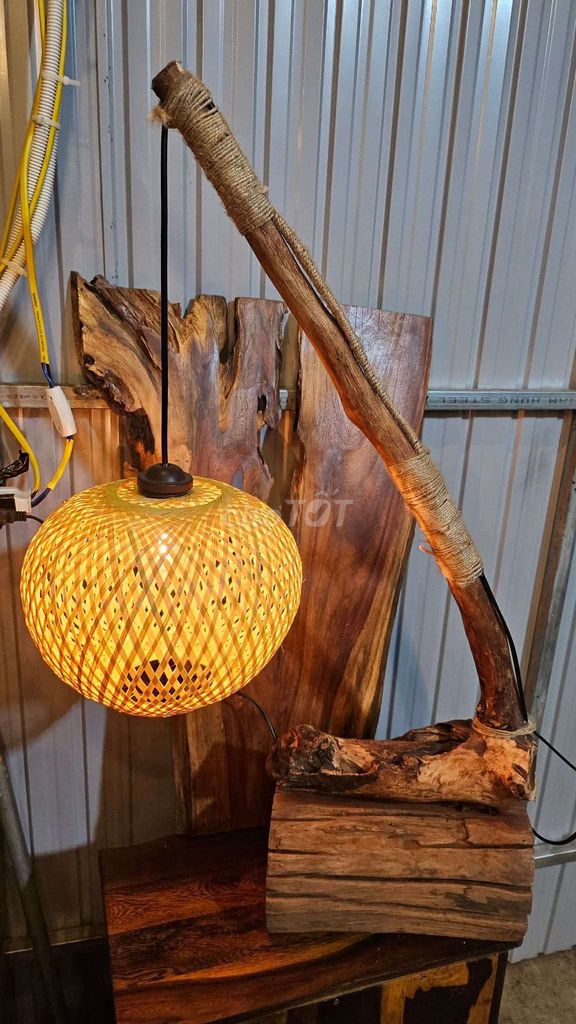 Đèn trang trí Gỗ dây thừng Vintage Nâu. Mua bán Đèn tại Huyện Cư Kuin Đắk Lắk được đăng bởi Phong Thủy Phúc Khánh BMT hình 1