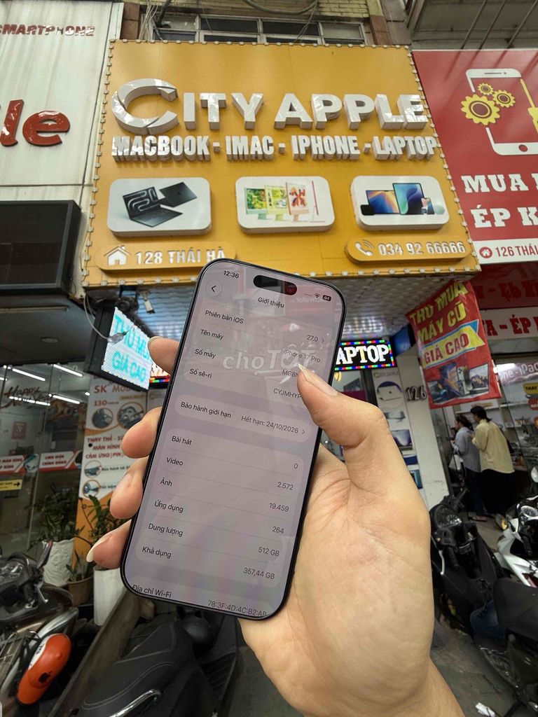 📱 IPHONE 17 PRO 512GB XANH | CHÍNH HÃNG VN/A | BH. Mua bán Điện thoại tại Quận Đống Đa Hà Nội được đăng bởi CITYAPPLE hình 1
