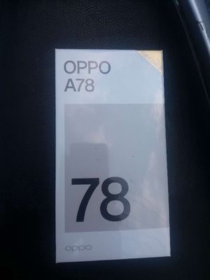 Oppo a78 new nguyên seal fullbox xanh 256g