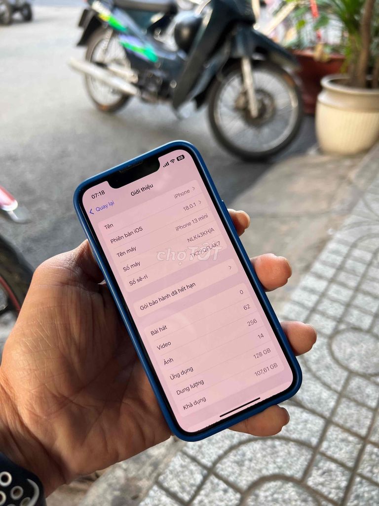 iPhone13 Mini, 98% , nguyên zin, pin 100% có GL