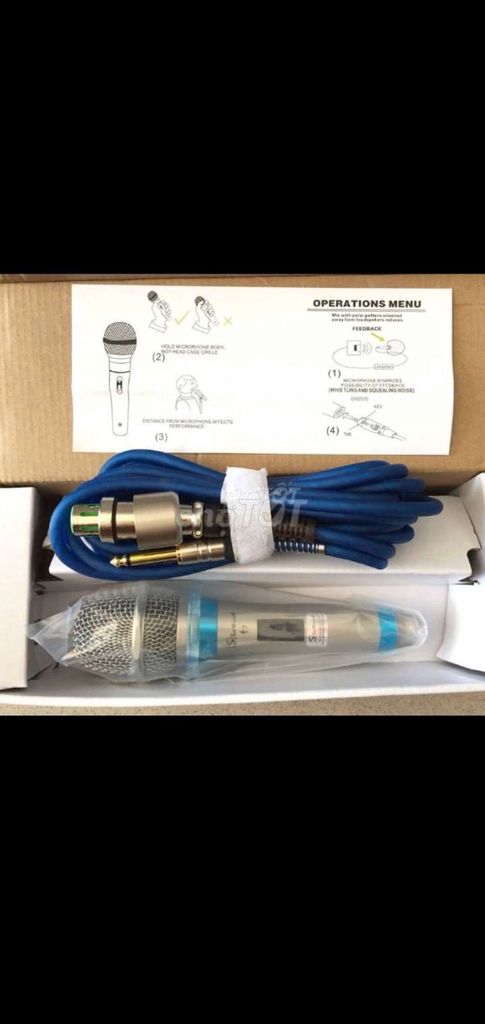 Microphone SoWood F7 Bạc, Xanh. Mua bán Tivi, Âm thanh tại Quận Cẩm Lệ Đà Nẵng được đăng bởi tuanduong hình 1