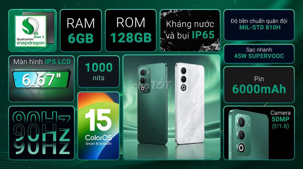 Oppo A5 6GB/128GB . Mua bán Điện thoại tại Quận Ninh Kiều Cần Thơ được đăng bởi Khang hình 1