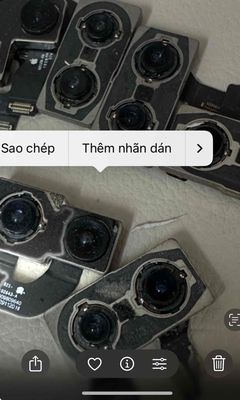 Camera zin iphone X Xs Xsm SE 7+ 8+ Xr zin sẵn ạ. Mua bán Linh kiện (RAM, Card...) tại Quận Tân Phú Tp Hồ Chí Minh được đăng bởi Min Min