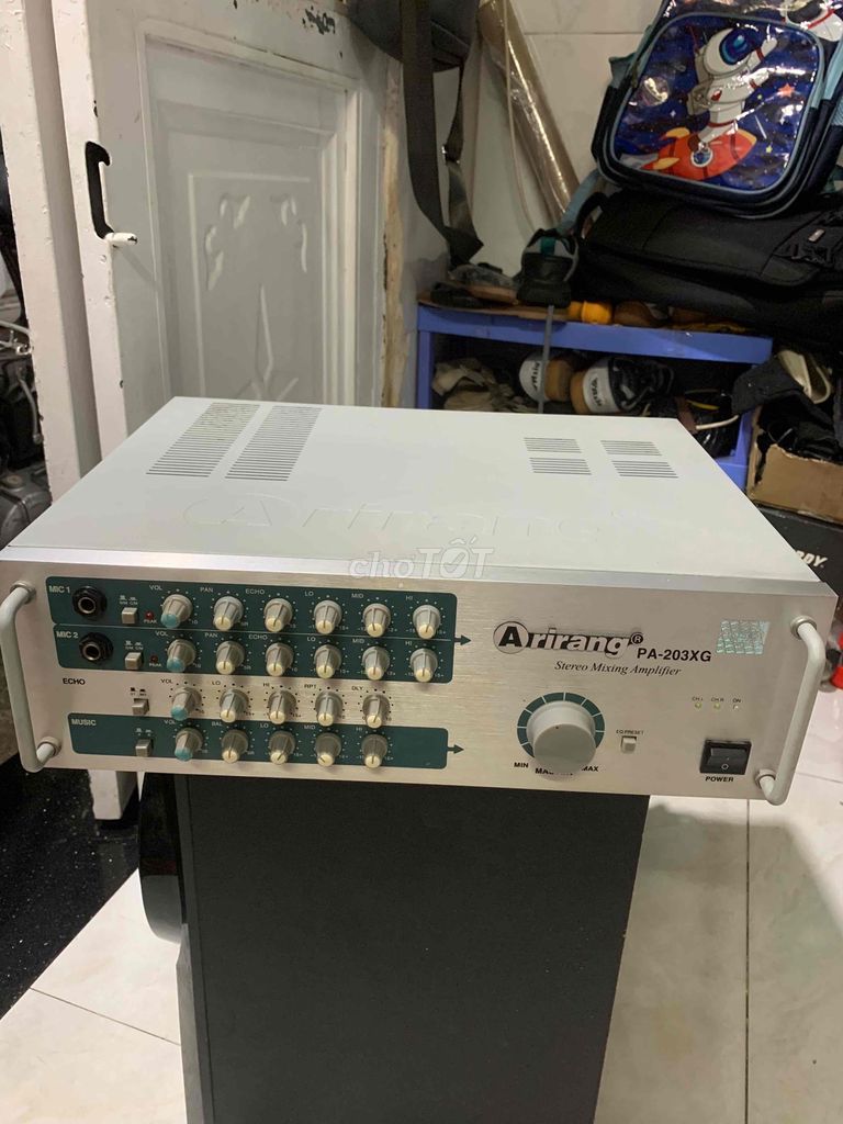 Amply karaoke Arirang PA-203XG Bạc Đã sử dụng. Mua bán Tivi, Âm thanh tại Quận 8 Tp Hồ Chí Minh được đăng bởi minh phúc  hình 1