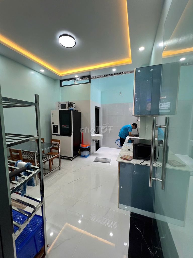 THANG MÁY💯FULL NT💎Nhà Đẹp khu Bình Phú 4x17m 4 Tầng 4PN GẦN CV VÀNHĐAI - ảnh 4