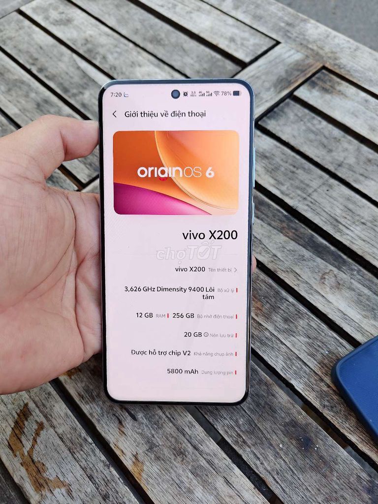 Bán/Giao lưu Vivo X200 256GB Xanh Hiếm. Mua bán Điện thoại tại Thành phố Thủ Đức Tp Hồ Chí Minh được đăng bởi Anh Tí  hình 1