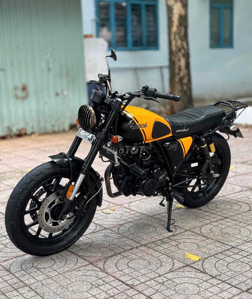 GPX Legend 200 2020 желтый черный 35000 км номер Сайгона 9 владельцев