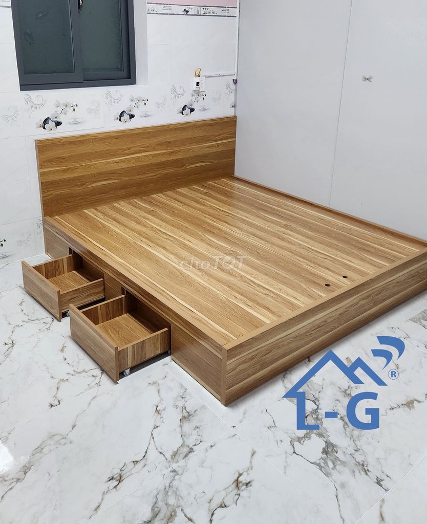 Giường ngủ Gỗ MDF-GIƯỜNG GỖ MDF=GIƯỜNG MD=GIƯỜNG==. Mua bán Giường, chăn ga gối nệm tại Thành phố Thuận An Bình Dương được đăng bởi Nội thất Quang Hùng hình 1