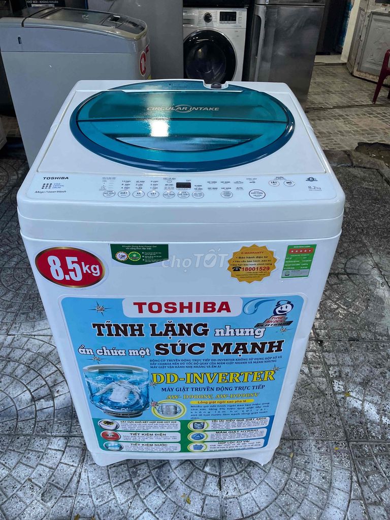 Máy giặt Toshiba 8kg2 còn mới ken ạ. Mua bán Máy giặt tại Quận Cẩm Lệ Đà Nẵng được đăng bởi Nguyễn Tấn khang hình 1