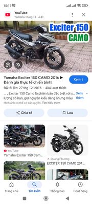 Cần bán ex150 rin chưa qua sửa chữa. Mua bán Xe máy tại Quận Cái Răng Cần Thơ được đăng bởi Bing An Tran