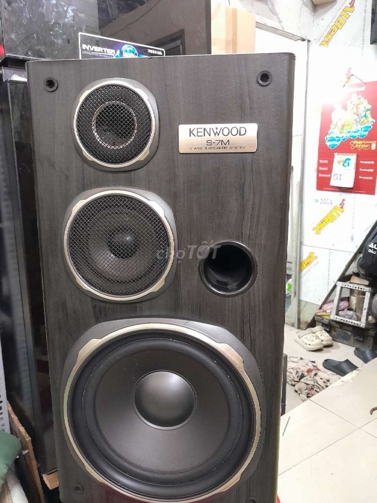 Loa Kenwood S-7M Đen 25cm 56cm. Mua bán Tivi, Âm thanh tại Quận 6 Tp Hồ Chí Minh được đăng bởi Việt  hình 1