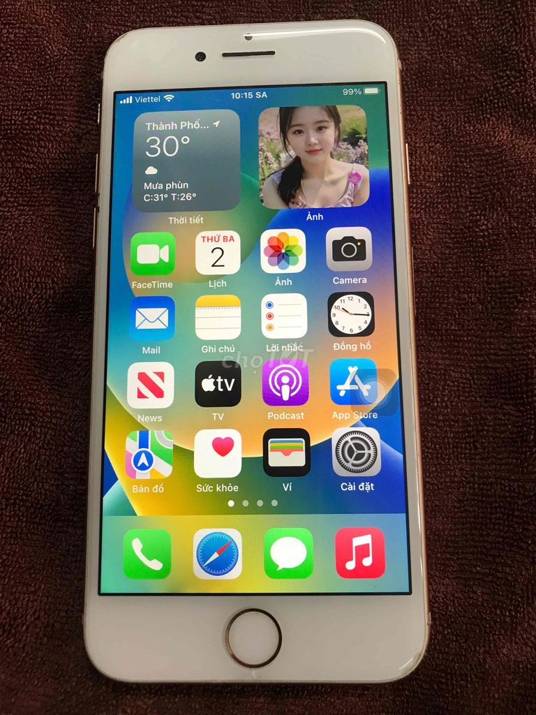 Apple iPhone 8 64GB Trắng Đã sử dụng. Mua bán Điện thoại tại Quận Bình Tân Tp Hồ Chí Minh được đăng bởi Vân Khải  hình 1