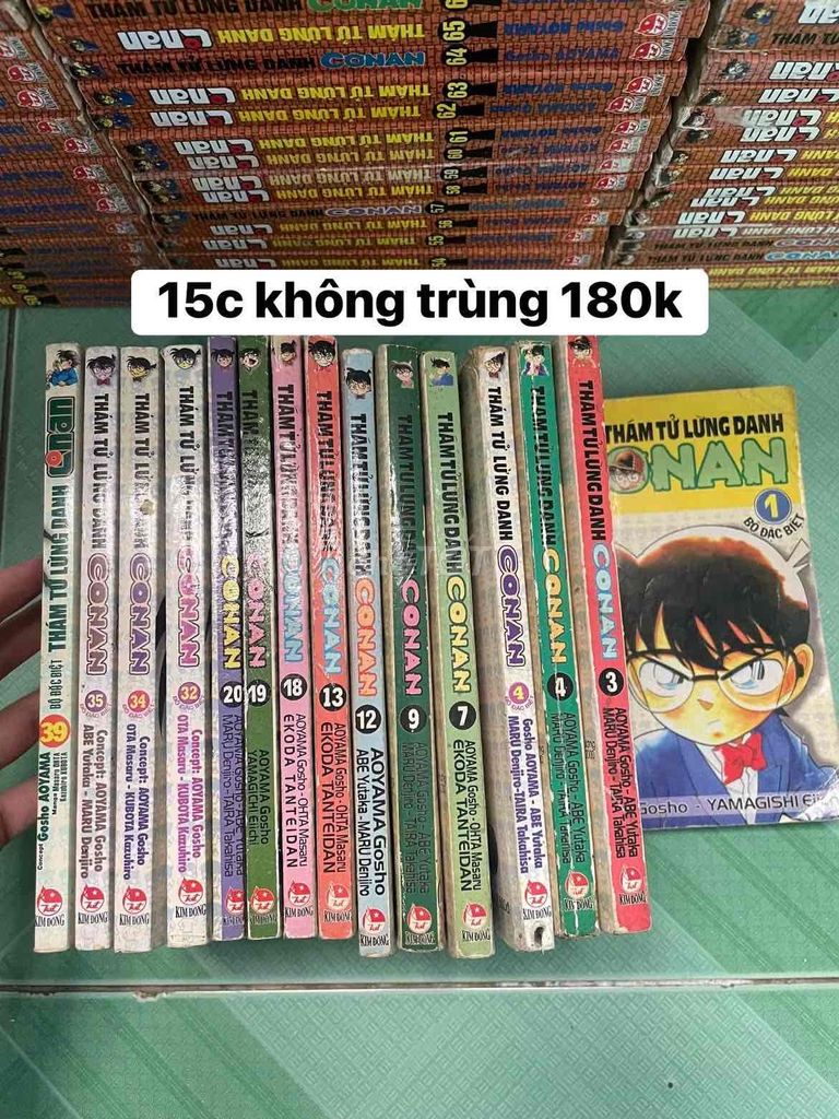 Truyện tranh Thám Tử Lừng Danh Conan. Mua bán Sách tại Huyện Lấp Vò Đồng Tháp được đăng bởi Chơn Trần hình 1