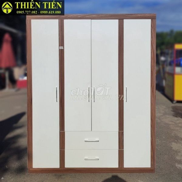 Tủ quần áo 4 cánh ĐẬM 6089 (Hàng MỚI 100%). Mua bán Tủ, kệ gia đình tại Quận Cẩm Lệ Đà Nẵng được đăng bởi Huỳnh Hà  hình 1