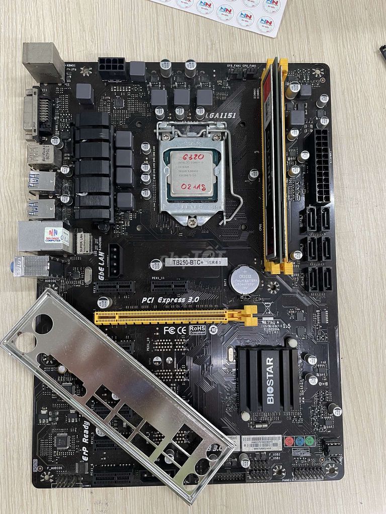 COMBO MAIN B250+I3 GEN6 + RAM 8GB (DDR4)