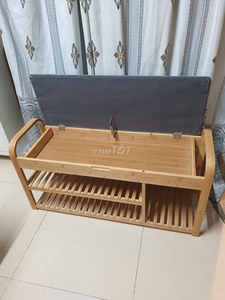 Kệ giày gỗ tre đa năng. Mua bán Tủ, kệ gia đình tại Quận Gò Vấp Tp Hồ Chí Minh được đăng bởi yen hình 1