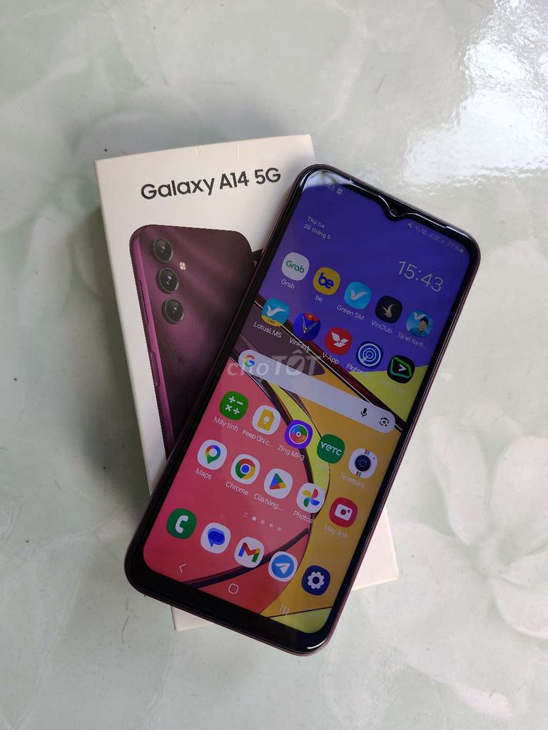 Samsung Galaxy A14 5G 128GB Tím. Mua bán Điện thoại tại Quận Tân Bình Tp Hồ Chí Minh được đăng bởi Tíc Tắc hình 1