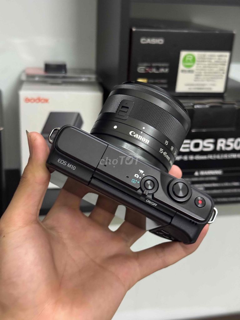 Bán Canon M10 kèm lens 15-45 Like New. Mua bán Máy ảnh, Máy quay tại Quận Thanh Khê Đà Nẵng được đăng bởi Sáng Phan Văn hình 1