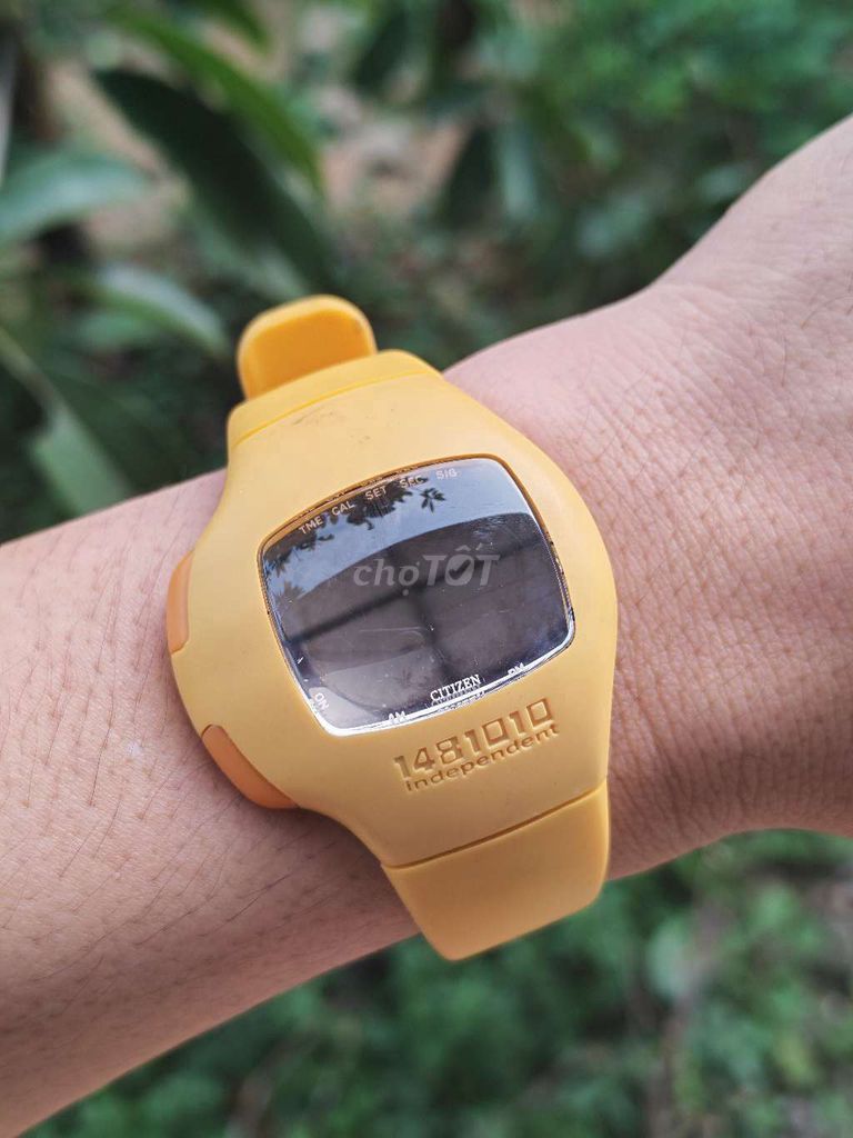 Đồng hồ Citizen 1481010 Vàng Nhựa. Mua bán Đồng hồ tại Huyện Vụ Bản Nam Định được đăng bởi Shop Đồng Hồ Si Nhật hình 1