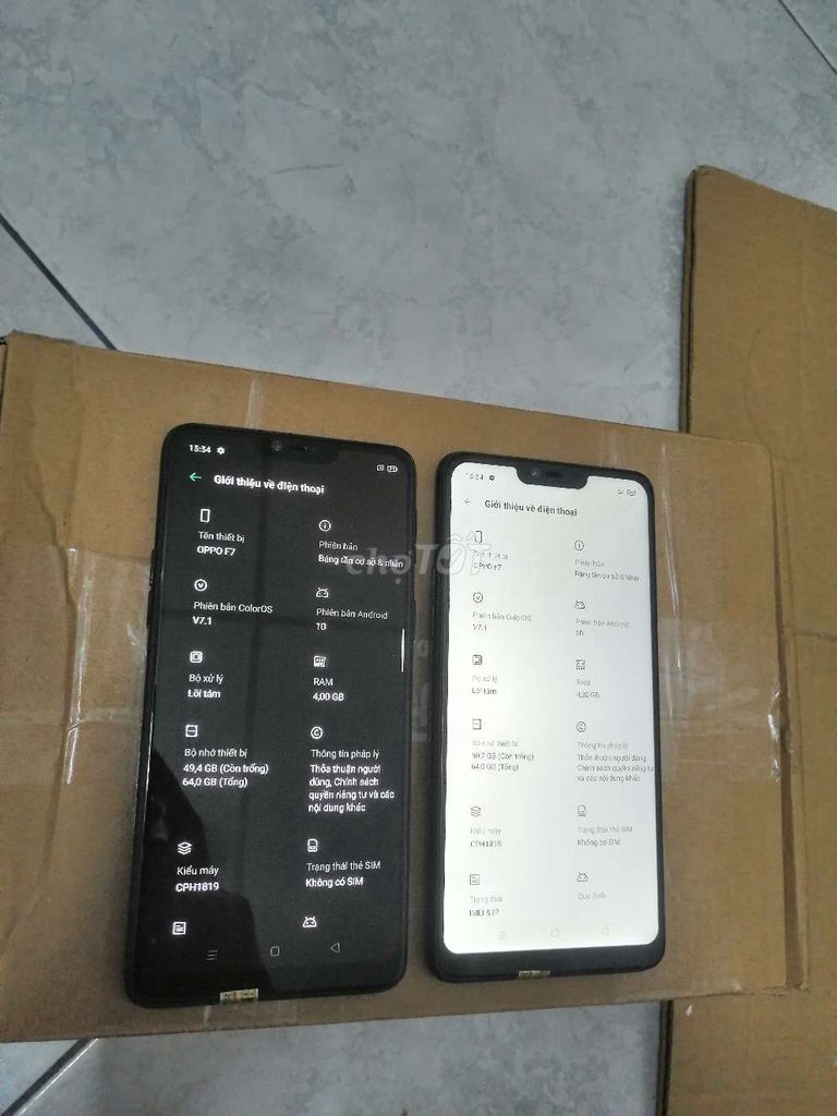 Oppo F7 ram 4g/64g xài 2Sim Đẹp Good