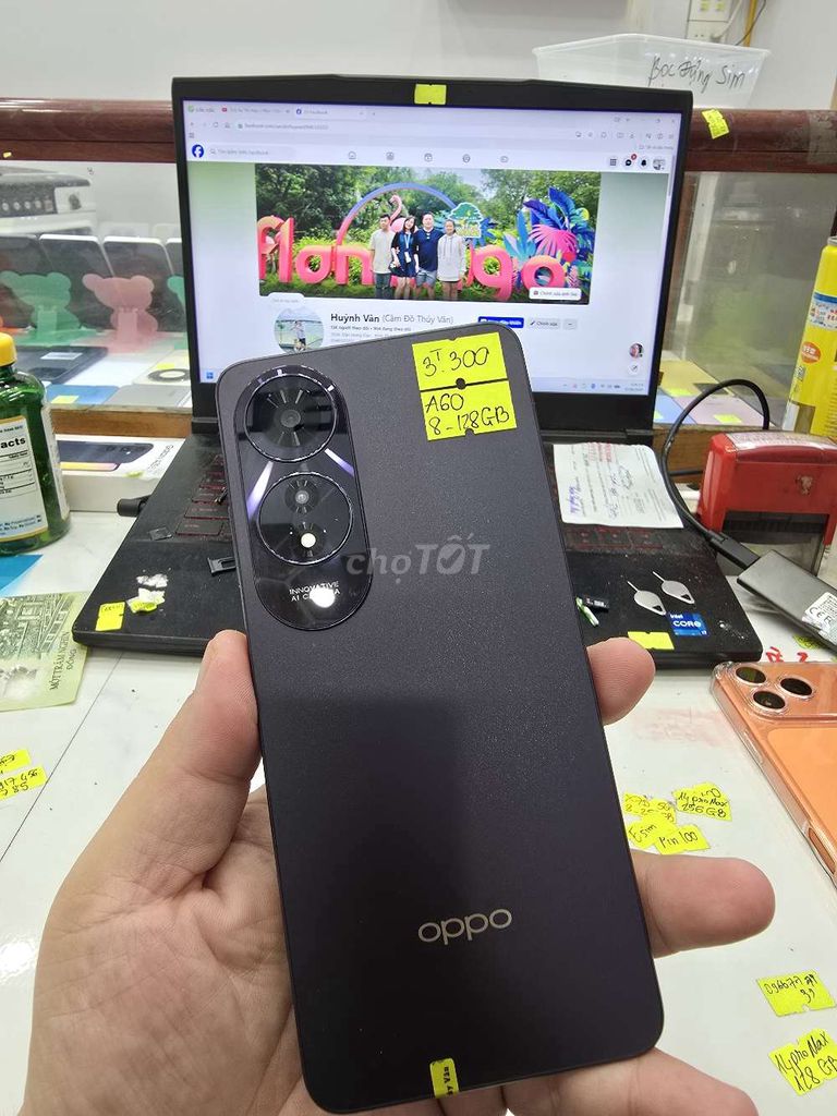 Oppo A60 8GB/128GB Đen. Mua bán Điện thoại tại Thành phố Long Xuyên An Giang được đăng bởi Facebook Cầm Đồ Thúy Vân hình 1