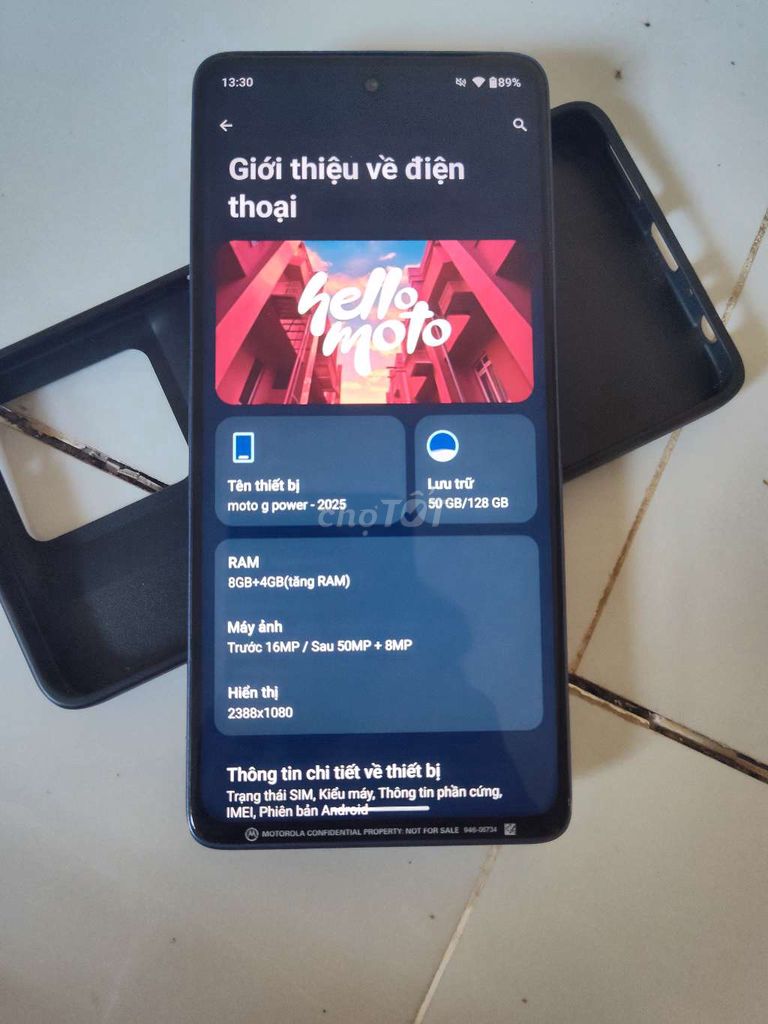 Motorola g power 2025 128GB Xanh. Mua bán Điện thoại tại Huyện Hàm Thuận Nam Bình Thuận được đăng bởi Rios Ackerman hình 1