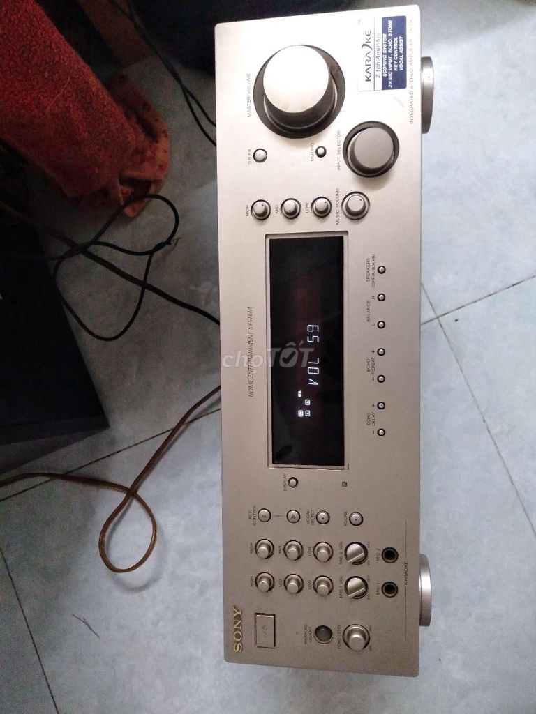 Ampli Karaoke Sony TA-DK2 Bạc. Mua bán Tivi, Âm thanh tại undefined undefined được đăng bởi ROMA hình 1