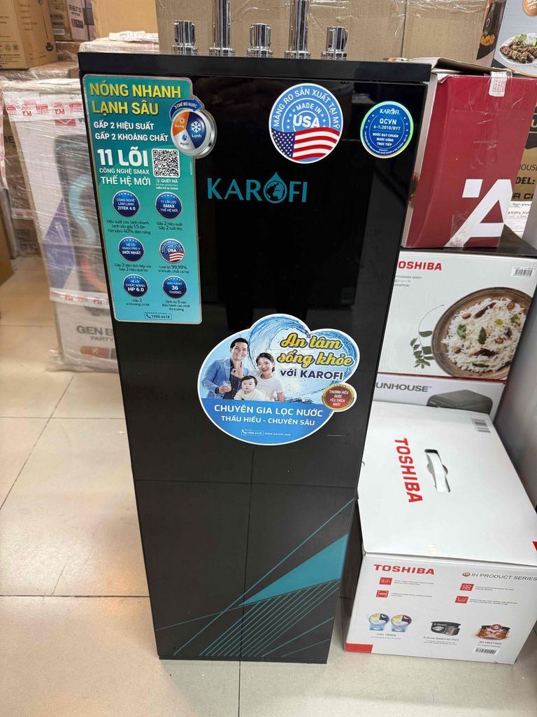 Máy lọc nước Karofi KAD-X58 Đen. Mua bán Bếp, lò, đồ điện nhà bếp tại Thành phố Vị Thanh Hậu Giang được đăng bởi Quang hình 1