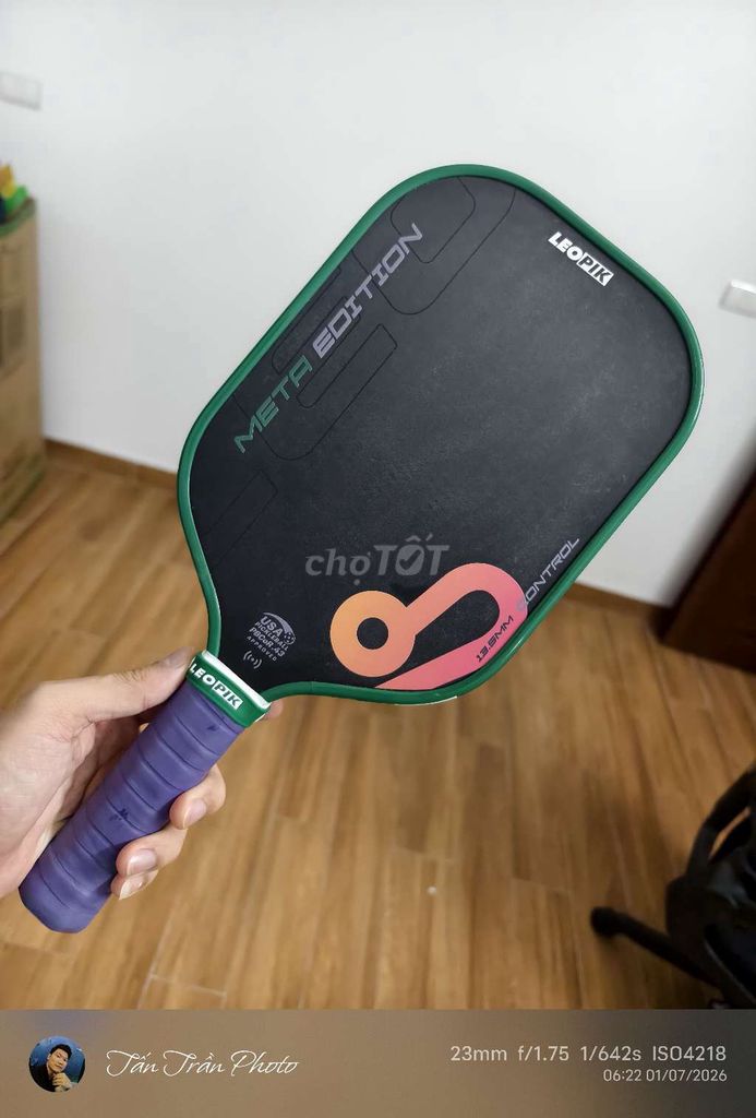 Vợt Pickleball Leopik Meta Edition Carbon. Mua bán Đồ thể thao, Dã ngoại tại Huyện An Dương Hải Phòng được đăng bởi QT Store hình 1
