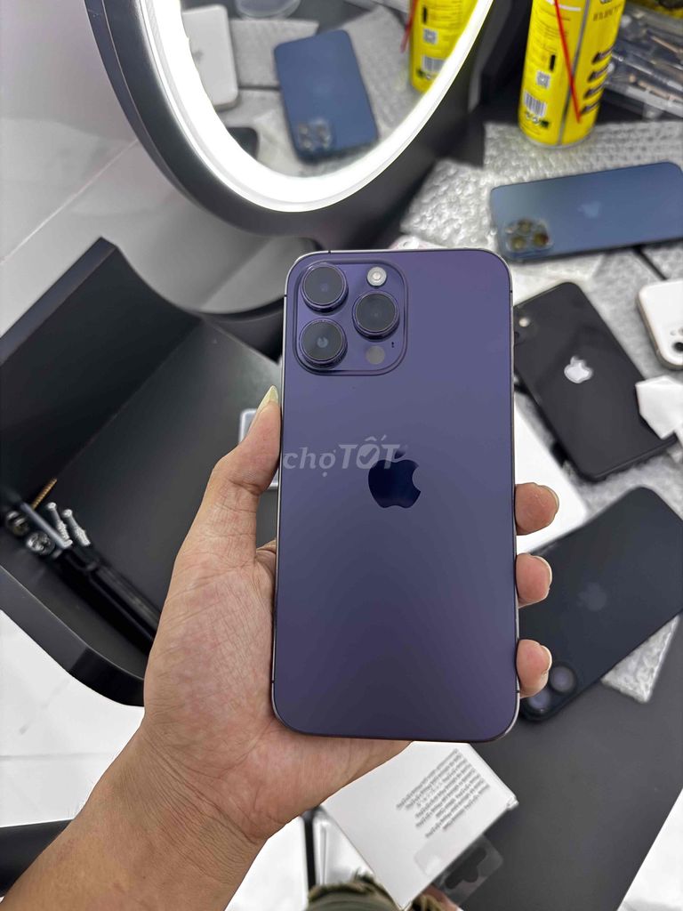 Apple iPhone 14 Pro Max Tím. Mua bán Điện thoại tại Thị xã Kiến Tường Long An được đăng bởi sinnnn hình 1