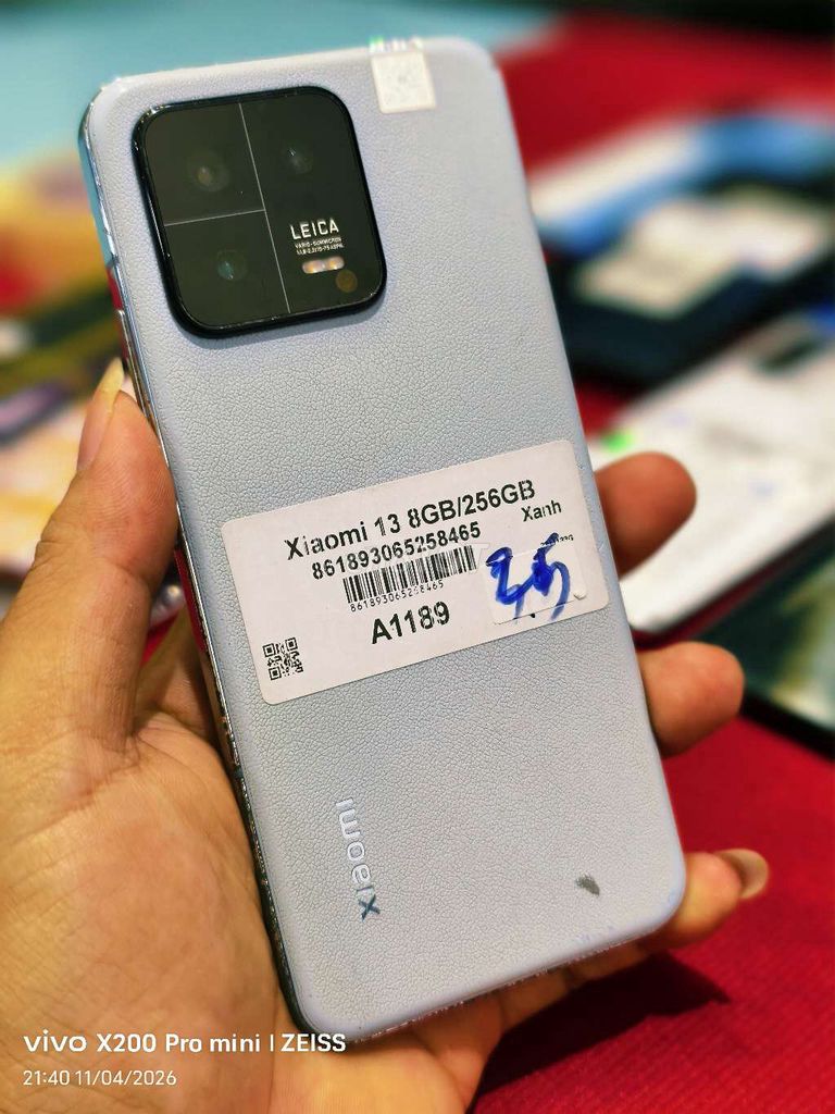 Xiaomi 13 256GB Xanh. Mua bán Điện thoại tại Quận Tân Bình Tp Hồ Chí Minh được đăng bởi Táo Bán Lổ hình 1