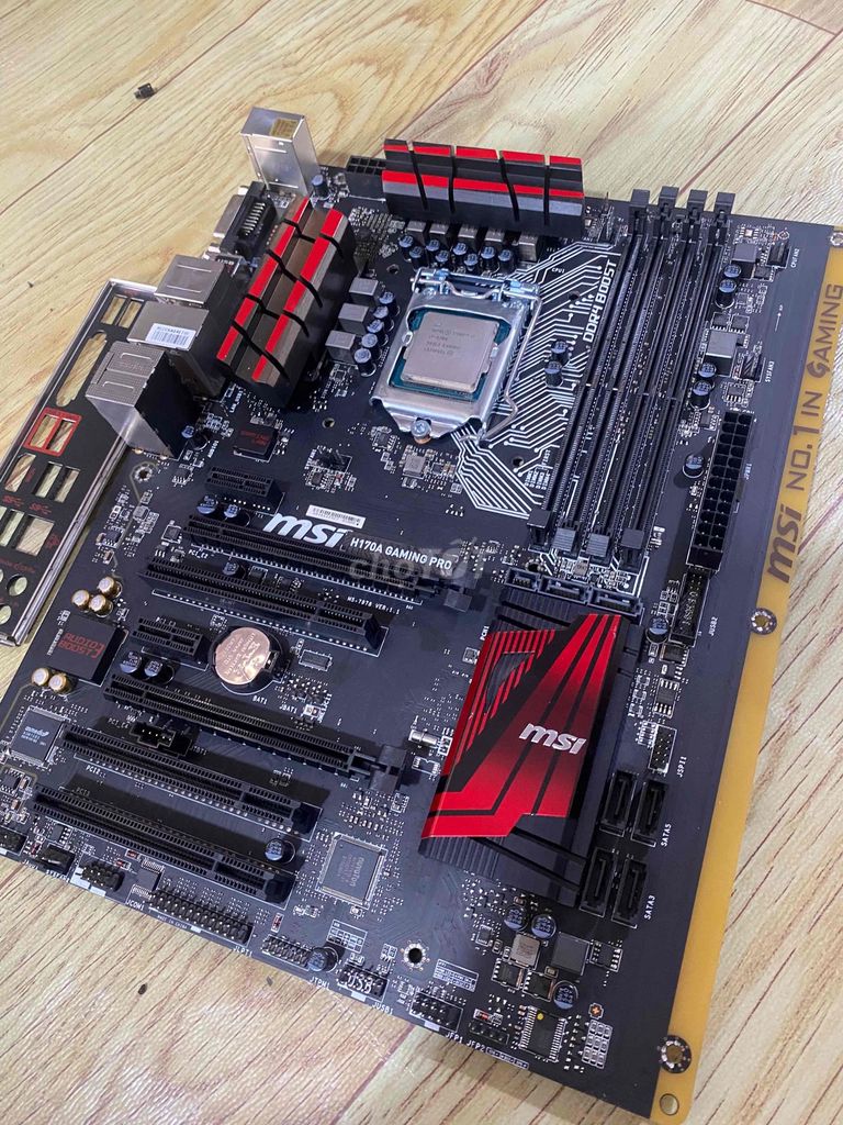 Bo mạch chủ MSI H170A + i7 6700 keng rẻ. Mua bán Linh kiện (RAM, Card...) tại Huyện Trà Ôn Vĩnh Long được đăng bởi maximura hình 1