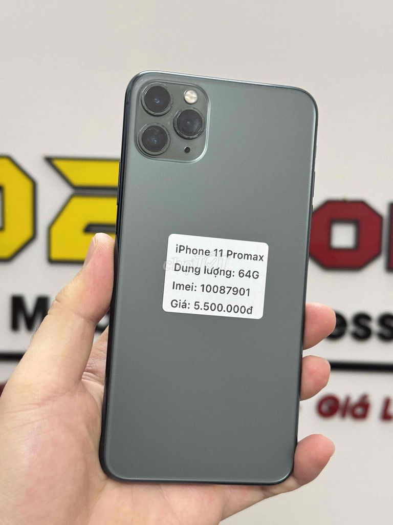 iPhone 11 Pro Max 64GB xanh máy đẹp keng chuẩn zin. Mua bán Điện thoại tại Thành phố Buôn Ma Thuột Đắk Lắk được đăng bởi Nguyễn Hoàng hình 1