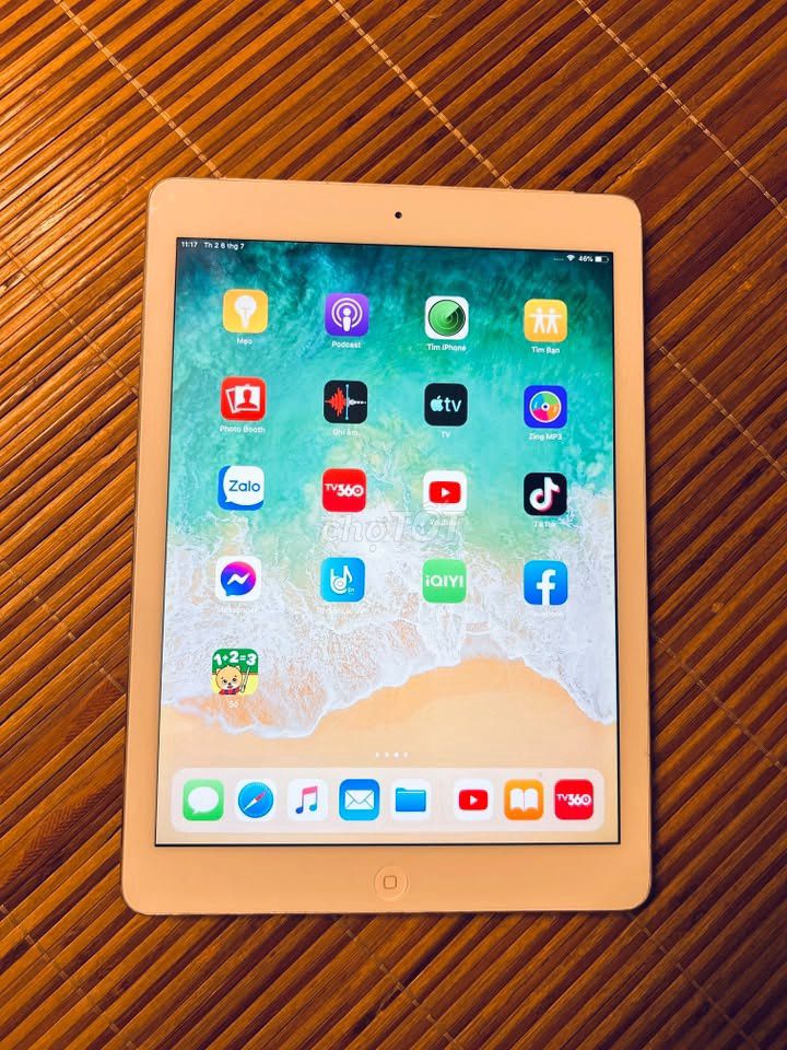 Apple iPad Air 1 Wifi + 4G 32GB Bạc Đã sử dụng. Mua bán Máy tính bảng tại Quận Ba Đình Hà Nội được đăng bởi Hội Đồ Điện Tử hình 1