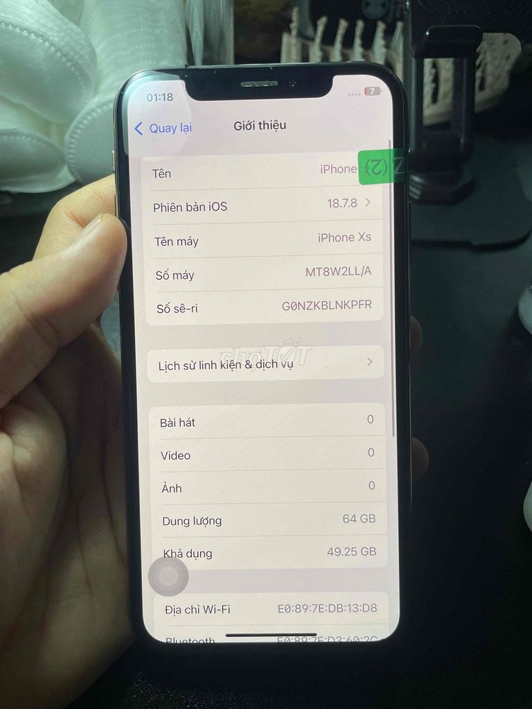 iPhone Xs 64GB Vàng Đã sử dụng. Mua bán Điện thoại tại Quận Nam Từ Liêm Hà Nội được đăng bởi Bùi Thanh Phong hình 1