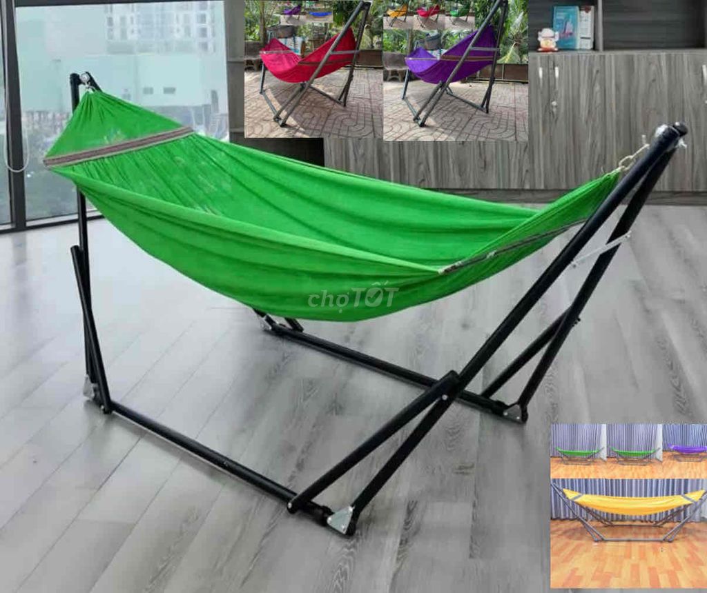 Chững lại sản xuất xãa KHUNG VÕNG XẾP GỌN NEW 100%. Mua bán Giường, chăn ga gối nệm tại Quận 12 Tp Hồ Chí Minh được đăng bởi Xưởng võng xếp hình 1