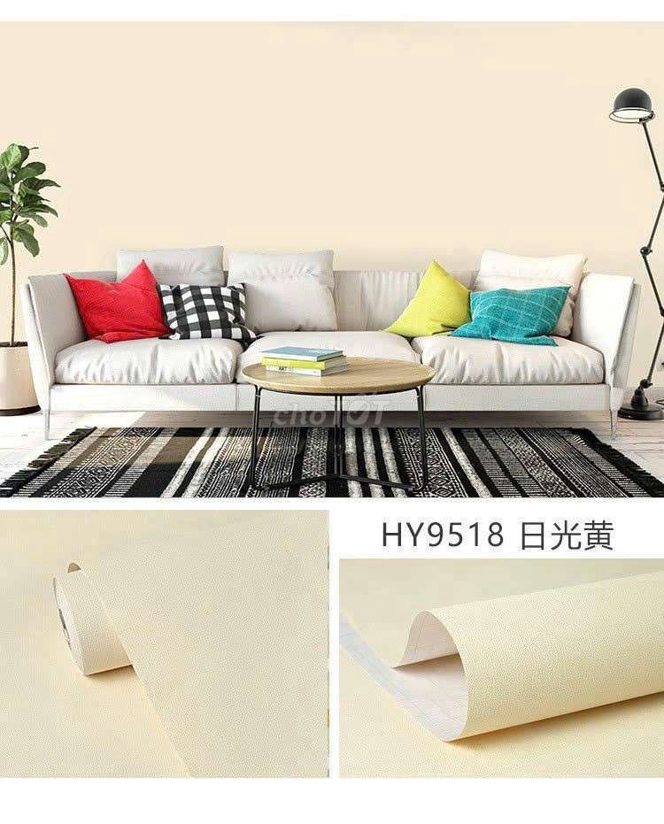 Giấy dán tường keo sẵn nhiều màu bền dễ lau chùi. Mua bán Nội thất, đồ gia dụng khác tại Quận Tân Phú Tp Hồ Chí Minh được đăng bởi Trang Trí Nội Thất Không Gian Mới  hình 1