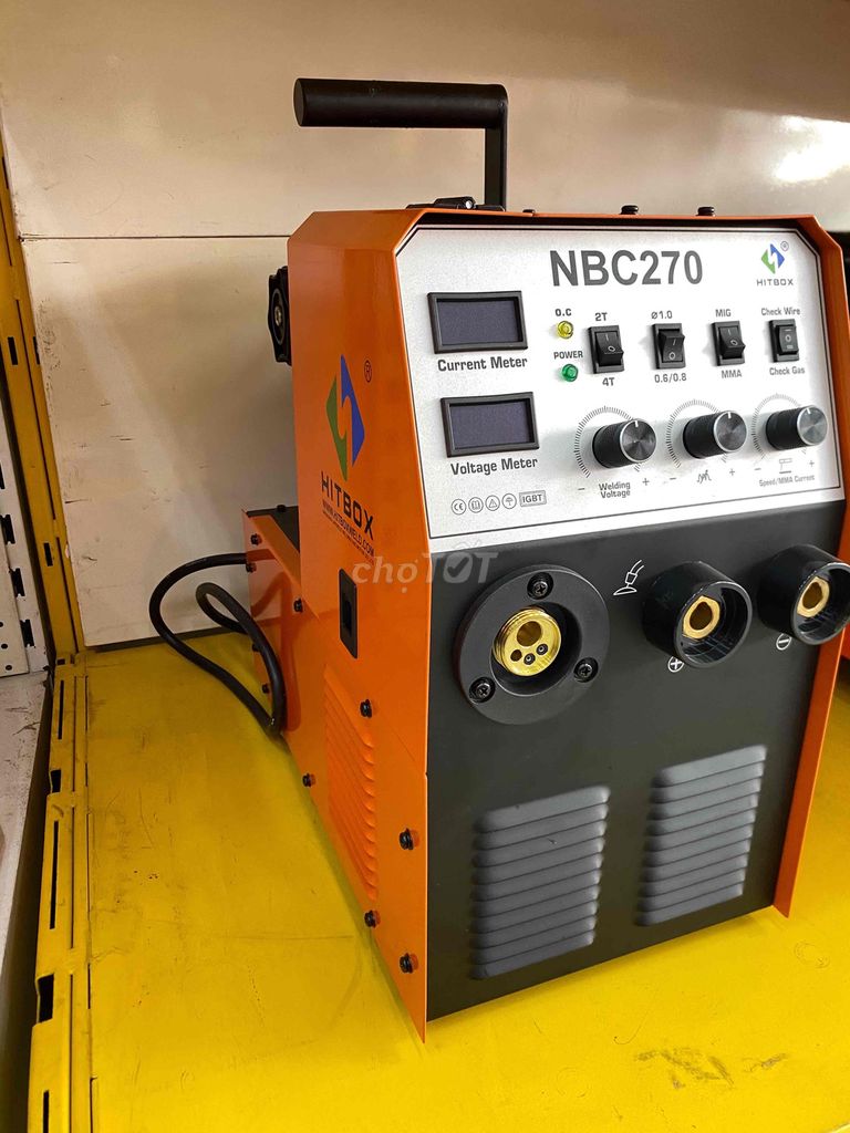 Trả góp Máy hàn HITBOX NBC270 Cam Đen Đa năng. Mua bán Đồ chuyên dụng, Giống nuôi trồng tại Thành phố Thuận An Bình Dương được đăng bởi Máy Móc 24H hình 1