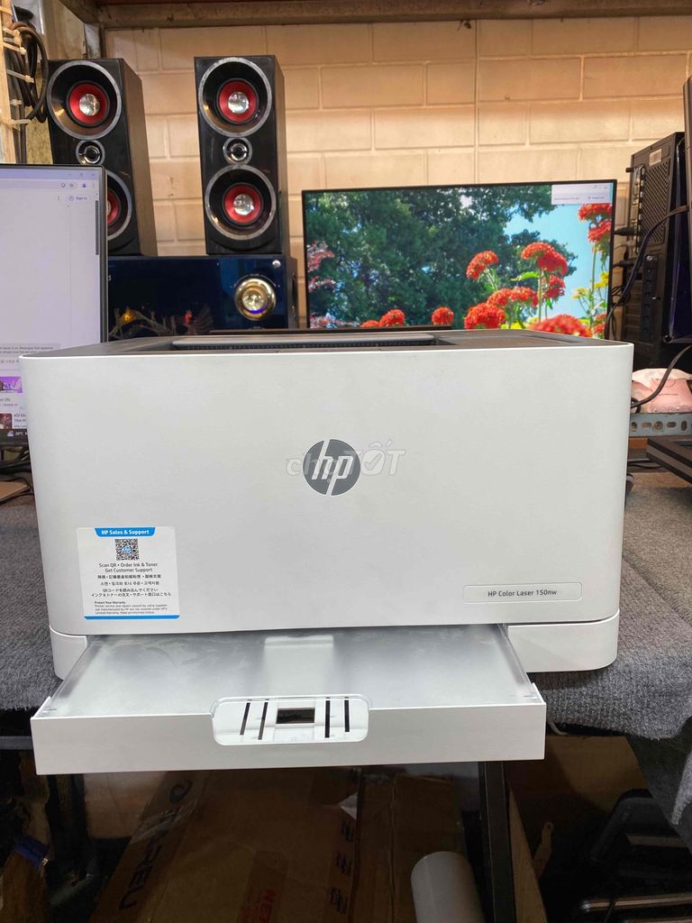 Máy in HP color laser 150nw like new