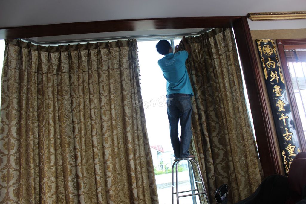 Rèm cửa Vải Vàng đồng 2 bộ Rất tốt. Mua bán Nội thất, đồ gia dụng khác tại Thành phố Đồng Xoài Bình Phước được đăng bởi nqh79 hình 1