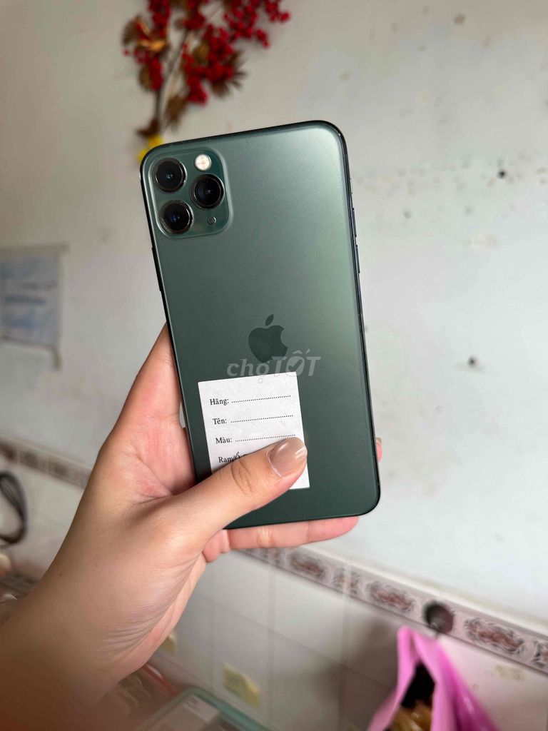 Apple iPhone 11 64GB Xanh rêu Đã thay pin. Mua bán Điện thoại tại Thành phố Long Xuyên An Giang được đăng bởi Haha hình 1