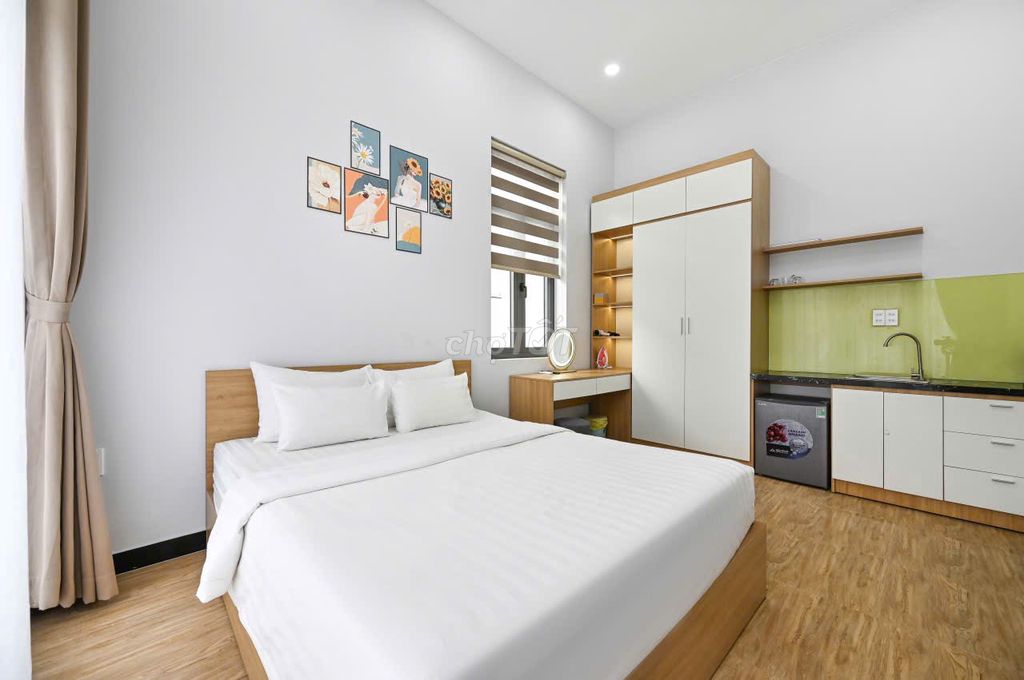 CHDV 1BR, полностью меблированный, трамвай DANG THUY, Бинь Тхань