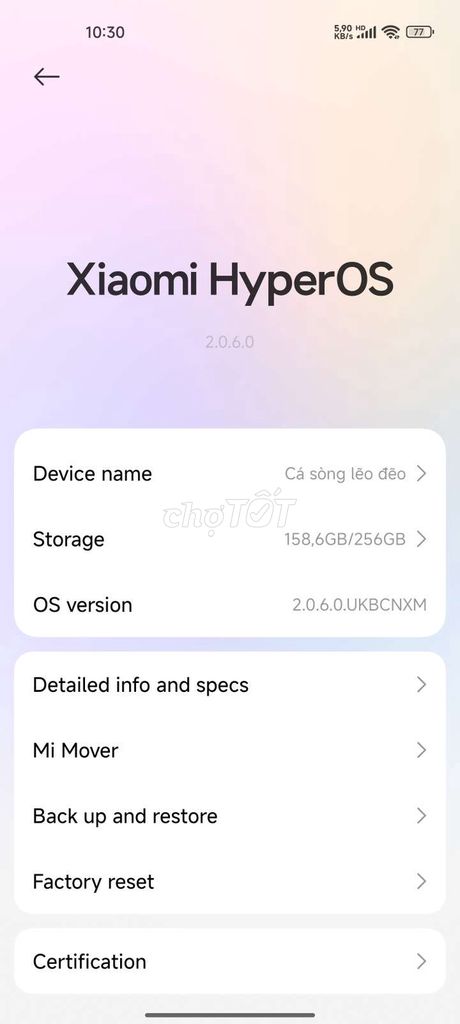 Xiaomi 256GB Đen. Mua bán Điện thoại tại Huyện Yên Mô Ninh Bình được đăng bởi leviethoang hình 1