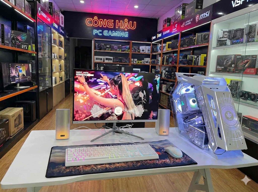 PC gaming, Máy tính để bàn Trắng. Mua bán Máy tính để bàn tại Thành phố Tây Ninh Tây Ninh được đăng bởi MÁY TÍNH 24H hình 1
