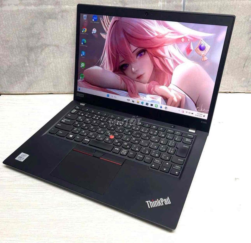 máy Nhật Thinkpad x390 i5 gen8 ram 8g ssd256