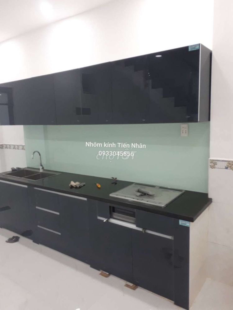 Tủ bếp giả acrylic (nhôm giả gỗ MS x1 )