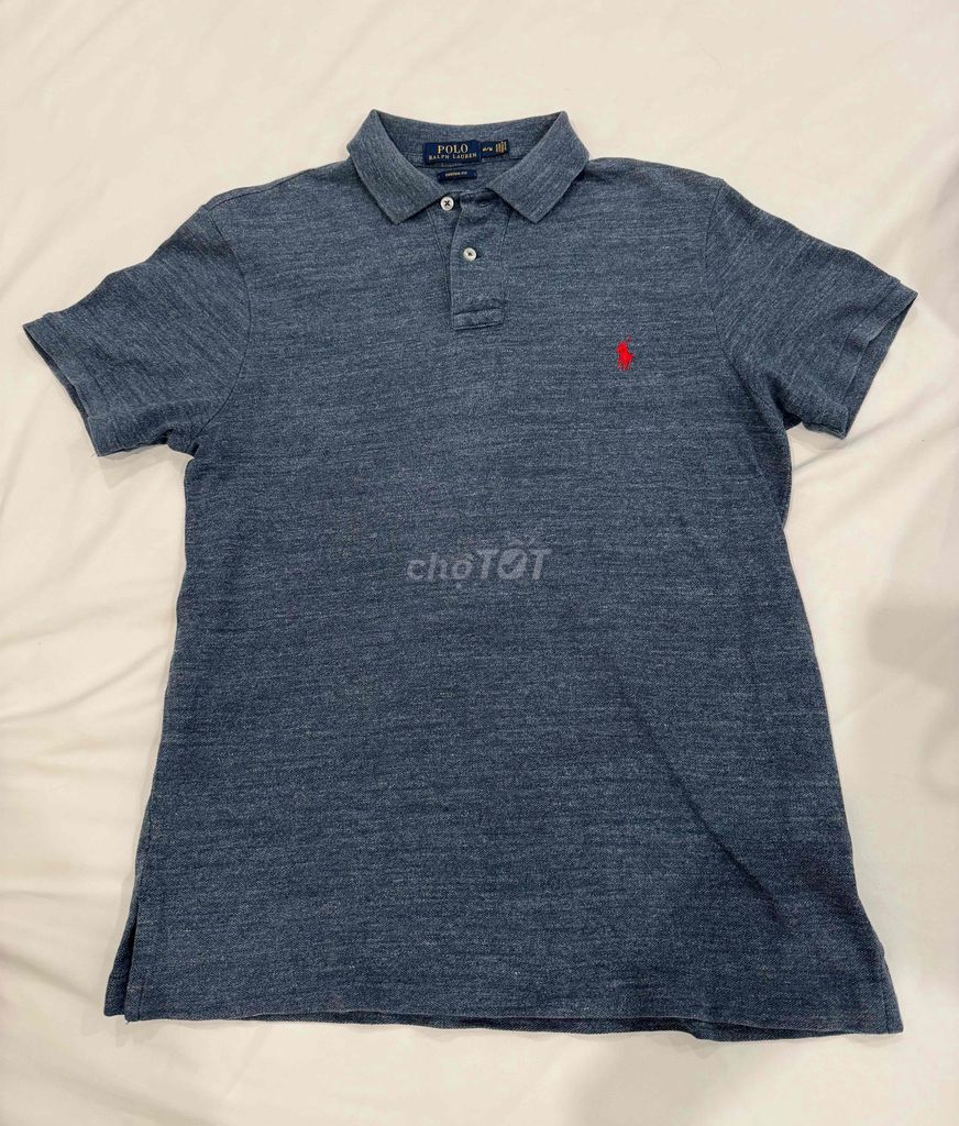 Pass áo thun polo Ralph Lauren Size M màu xanh